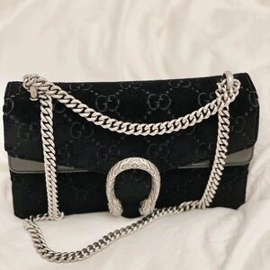 Used Like New Gucci Dionysus Bag GG Velvet Medium